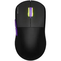 Мишка Hator Quasar 2 Ultra 4K Wireless/Bluetooth/USB Black/Lilac (HTM570BL)