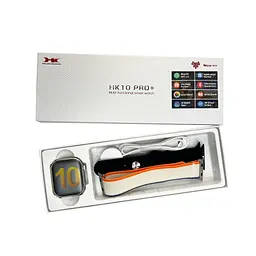 Смарт-годинник HK 10 Pro Plus 46mm, 260 mAh, IP67+Amoled Gold-Black (HK10P+3GB) - мініатюра 4