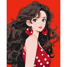 Картина за номерами ART CRAFT Anime girl 40x50 см Різнокольоровий (PM-194-K-1200)