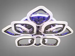 Світлодіодна люстра Diasha AS8073/4+4BHR LED 3color dimmer - мініатюра 3