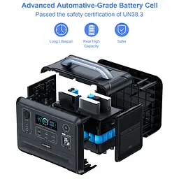 Зарядна станція Choetech BS005 1200Вт (960Вт/г) AC,LiFePo4 LiFePo4,MPPT, UPS, USB-C PD100 Вт - мініатюра 6