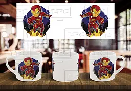 Чашка "Mini Iron Man" 180, Салатова