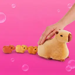 Інтерактивний ігровий набір PETS ALIVE серії "Mama & Baby Surprise" S1 – МАМА КАПІБАРА З СЮРПРИЗОМ Pets & Robo Alive 9574 - мініатюра 3