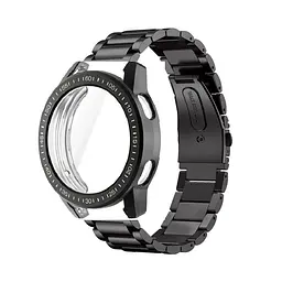 Комплект Tamister для годинника Xiaomi Watch S1 Active чорний (чохол + ремінець Rolex design 22 мм) - мініатюра 2