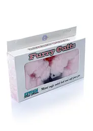 Наручники Fetish Boss Series Furry Cuffs Light Pink - мініатюра 6