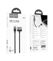 Кабель Hoco U141 Magnetic Charging Cable Type-C to Mag3 Black - мініатюра 5
