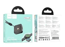 Зарядне бездротове Hoco CW56 SAM smart watch wireless charger чорні - мініатюра 5