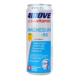 Вітаміни та мінерали 4move Active Vitamin Magnesium + B6 Грейпфрут-лимон-лайм 330 мл - мініатюра 2