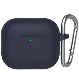 Силіконовий футляр BlueO Liquid silicone для навушників Airpods 4 Deep Blue
