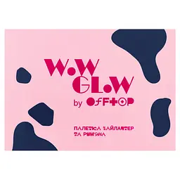 Палетка хайлайтерів і рум'ян Offtop Wow Glow (870924) - мініатюра 2