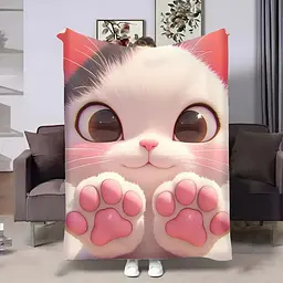 Плед 3D Котячі обіймашки 4438_A 17963 160х200 см