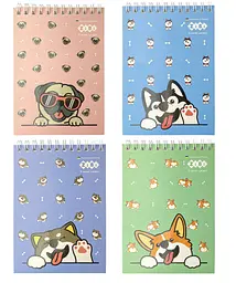 Блокнот на пружині Puppies KIDS Line, А6, 40 аркушів, картонна обкладинка - мініатюра 2