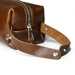 Чоловічий несесер косметичка GRANDE PELLE 9.5х18х9.5 см acs0032154 - мініатюра 5