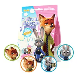 Жувальні цукерки TALA'S Zootopia Yogurt Soft Candy 80г - мініатюра 2
