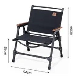 Крісло складане Naturehike CNK2350JJ015, алюміній, чорний - мініатюра 3