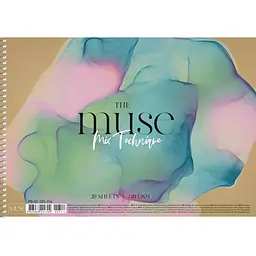 Альбом Muse MixTechnique на спіралі A4 20 аркушів в асортименті (PB-SC-020-314)
