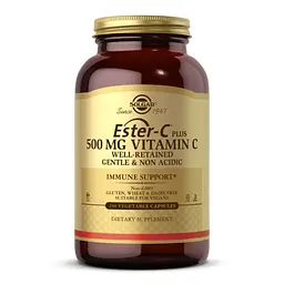 Вітамін C Ester-C® Plus 500 мг Vitamin C 250 вегетаріанських капсул