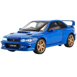 Колекційна металева модель автомобіля АвтоЕксперт Subaru Impreza з інерцією, світлом та звуком 1:32