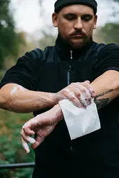 Сухий душ Energy Of Nature Comfort з подвійною губкою та двома рушниками - мініатюра 3