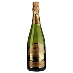 Ігристе вино Jaume Serra Cava Gran Reserva Chardonnay, біле, брют-натюр, 0,75 л