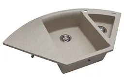 Кухонна мийка гранітна Miraggio Europe sand 1100x575x205 00207404, Sand - мініатюра 2