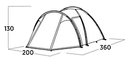 Намет тримісний Easy Camp Lomsdal 3 (120479) - мініатюра 6