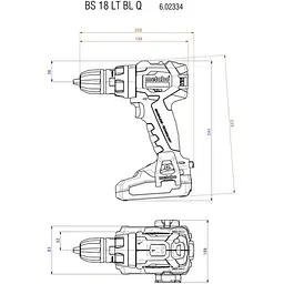 Дриль-шуруповерт Metabo BS 18 LT BL Quick (602334800) [135537] - мініатюра 3