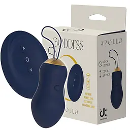 Віброяйце Dreamtoys Goddess Collection Apollo 7.2 см синій - мініатюра 5