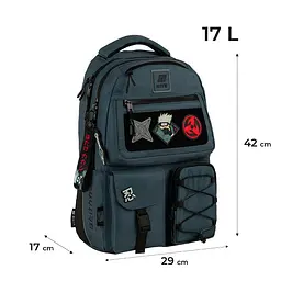 Рюкзак Kite Education teens Naruto 2 відділення 7 кишень №NR25-2587M - мініатюра 2