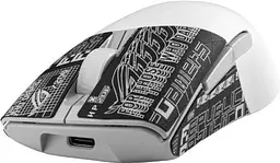 Миша бездротова Asus ROG Keris AimPoint RGB Білий (90MP02V0-BMUA10) - мініатюра 5
