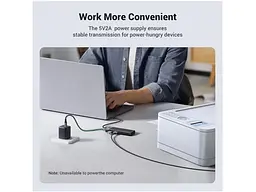 Мультипортовий адаптер UGREEN CM653 Black (15548) - мініатюра 5