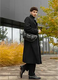 Велика чоловіча поясна сумка бананка Sambag 38х21 см sum0027307 - мініатюра 5