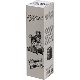 Віскі Barry Bernard 3 yo Blended Whisky 40% 0.7 л в подарунковій упаковці - мініатюра 3