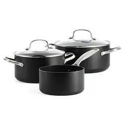 Набір посуду GreenPan Copenhagen 5 предметів 16/20/24 см 1,59/3,1/4,95 л з керамічним покриттям (CC005215-001)
