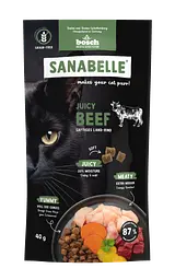 М'який корм Sanabelle Juicy з яловичиною для котів (40 г)