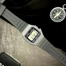 Чоловічий годинник Casio F-91WM-1B Сріблястий ( AT1141-0131 ) - мініатюра 3