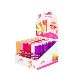 Набір блисків для губ фруктових nRobin Nature Fruit Gloss, 36 шт.