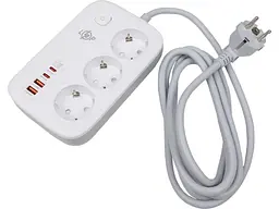 Мережевий фільтр-подовжувач Logicpower F65WG4 (30325) - мініатюра 5