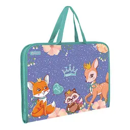Папка-портфель 1 Вересня A4 Forest princesses на блискавці, з ручками (12) 491920