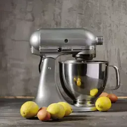 Кухонна машина KitchenAid Artisan 4,8 л 5KSM125ECU з відкидним блоком сріблястий - мініатюра 4