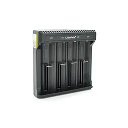 Зарядний пристрій для акумуляторів Liitokala 4 Slots, LED, Li-ion, 10430/10440/14500/16340/17670/18500/18650/26650/25500/26700 (Lii-L4) - мініатюра 1