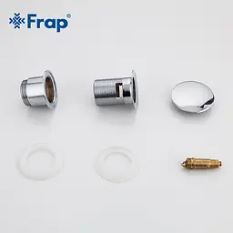 Донний клапан Frap F60, автомат, 1 1/4", хром, Хром - мініатюра 5