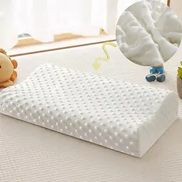 Ортопедична подушка Memory Foam 30×50 см з ефектом пам’яті та подарунковою коробкою, біла KT7006091