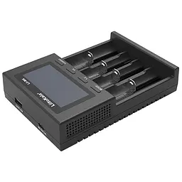 Зарядний пристрій LiitoKala Lii-M4, 4x(Lion/NiMH/NiCd), Power Bank, discharge function, display - мініатюра 2