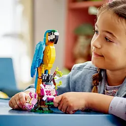 Конструктор LEGO Creator Екзотичний папуга 3 в 1, 253 деталі (31136) - мініатюра 3