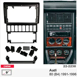Перехідна рамка Audi 80 (B4) Carav 22-2238 - мініатюра 7