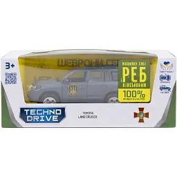 Машинка TechnoDrive серії Шеврони Героїв TOYOTA LAND CRUISER "РУБІЖ" - мініатюра 12