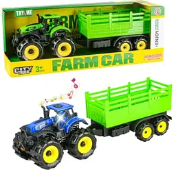 Іграшка Трактор з причепом CARS S CJ-4054512 Різнокольоровий shop (6900071204441) - мініатюра 1