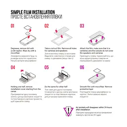 Плівка захисна Armorstandart Kit Clear + Anti-Blue Samsung A25 5G (A256) (ARM80686) - мініатюра 7