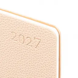 Щотижневик Leo Planner 2027 Binario 10х17 см м'який бежевий 128 сторінок (252738) - мініатюра 2